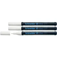 Schneider lakmarker - Maxx 271 - 1-2 mm - wit - 3 stuks - S-127149-3