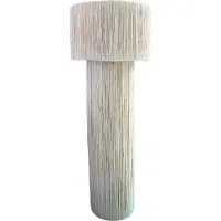 Marrakesch Orient & Mediterran Interior Boho decoratieve vloerlamp, staande lamp, model Waya, beige, 110 cm
