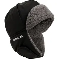 Didriksons - Kid's Biggles Cap - Muts 54 cm, zwart