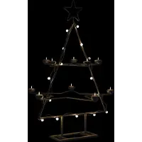 Prolenta Maison Exclusive - Metalen kerstboom om te decoreren, zwart, 75 cm