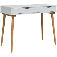 vidaXL Schminktafel FAUSKE, wit, 100 x 50 x 78 cm