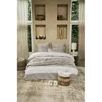 Rivièra Maison Dekbedovertrek Tailor Sand Katoen-240 x 200 / 220 cm | Lits-Jumeaux
