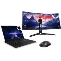 Lenovo Legion 5i 15 + Legion R34w 30 UWQHD Gaming Monitor & Legion M410 RGB Mouse Intel Core Ultra 7 255HX-processor E-cores tot 4,50 GHz en P-cores tot 5,20 GHz, Windows 11 Home 64, 1 TB SSD M.2
