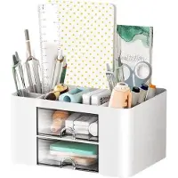 Markenlos Bureauorganizer, multifunctionele bureauaccessoires, bureauorganizer voor kinderen, bureau, opbergers voor thuis, kantoor en school