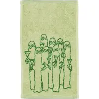 Arabia Moomin handdoek 30x50 cm Hattifnattarna, groen