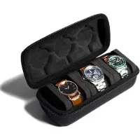 OEM Horlogewinkel met 3 vestigingen, voor zowel mannen als vrouwen, met vitrines voorzien van bewegingssensoren (zwarte stof)