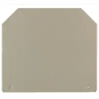 Weidmuller Eindplaat WAP 16+35 Donkerbeige - 1050100000 [10 Stuks]