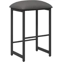 Syfax Barkruk Lichtgrijs 40 x 32 x 64 cm Bewerkt hout