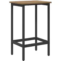 Syfax Barkruk Artisanaal eiken 40 x 32 x 64 cm Bewerkt hout