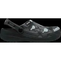 Crocs Klomp Unisex Classic Crafted Camo Clog Black-Schoenmaat 37 - 38