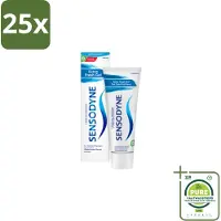 Sensodyne 25 x - Tandpasta - Extra Fresh Gel - Verfrissend - 75 ml - Grootverpakking - Tandpasta Gevoelige Tanden - - Frisse Adem - Tandplak Verwijderen - Fluoride