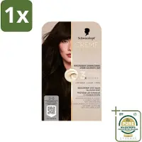 Schwarzkopf 1 x - Haarkleuring - Creme Supreme 3-0 - Natuurlijk Extra Donkerbruin - 245g- Haarkleuring - Permanent Haarkleur - Donkerbruin Kleur - Haarverf - Haarverf 3-0