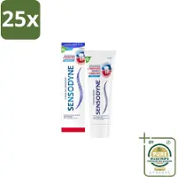 Sensodyne 25 x - Tandpasta - Gevoeligheid & Tandvlees - Tandvleesverzorging - 75 ml - Grootverpakking - Gevoelige Tanden - Tandvleesbescherming - Tandpasta - Tandgevoeligheid - Tandvleesproblemen