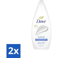 Dove 2 x Douchecrème - Hydrate - 720 ml - Douchegel - - Hydratatie - Droge Huid - Milde Reiniging