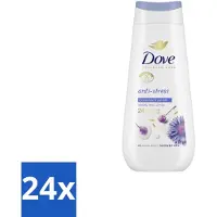 Dove 24 x Douchecrème - Anti-Stress - Kamille & Havermelk - 225 ml - Douchegel - - Anti-Stress - Verzorgende Douchegel - Droge Huid