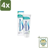 Sensodyne - Tandpasta - Deep Clean Gel - Grondige Reiniging - 75 ml - Voordeelverpakking - 4 stuks - Diepe reiniging - Fluoride tandpasta