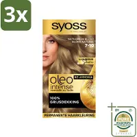 Syoss Oleo Intense - Haarverf - 7-10 - Natuurlijk Blond - 115ml x 3