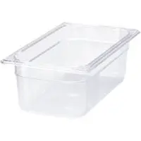 Rubbermaid Gastronorm voedselpan 1/3 3,8 ltr, , model: VB 000117P, 6 stuks per verpakking, transparant