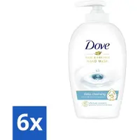 Dove 6 x Handzeep - Care & Protect - Diep Reinigend - 250 ml - Handzeep - - Verzorging - Hydratatie - Antibacterieel