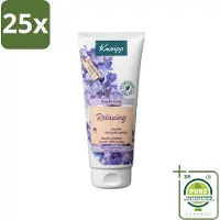 Kneipp 25 x - Douche scrub - Relaxing - Lavendel - Bloemige geur - 200 ml - Grootverpakking - Douche Scrub - Lavendel - Exfoliatie - Zachte Huid - Jojobapitjes