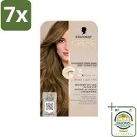 Schwarzkopf 7 x - Haarkleuring - Creme Supreme 7-0 - Natuurlijk Donkerblond - 245g - Grootverpakking - Haarkleuring - Permanent - Donkerblond - Grijsdekking - Haarverf