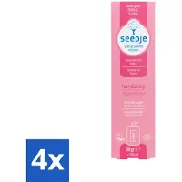 Seepje 4 x - Handzeep - Rijke Geur en Hydratatie - Lavendel met Tonka - Navulverpakking - 38 g - Handzeep - Lavendel - Tonka - Navulverpakking - Duurzaam