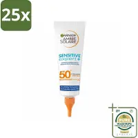 Garnier 25 x - Ambre Solaire - Zonnebrandserum - Sensitive Expert - SPF 50+ - 125 ml - Grootverpakking - Zonbescherming - SPF 50+ - Gevoelige Huid - Zonnebrandserum - UVA En UVB Bescherming