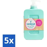 Seepje 5 x - Handzeep - Zachte Geur - Lavendel met Tonka - 300 ml - Handzeep Lavendel Met Tonka - Natuurlijke Handzeep - Handverzorging - Zachte Geur - Vegan Handzeep