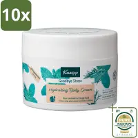 Kneipp 10 x - Body crème - Goodbye Stress - Watermunt & Rozemarijn - 200 ml - Grootverpakking - Stressvermindering - Huidverzorging - Aromatherapie - Watermunt - Rozemarijn