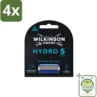 Wilkinson Sword - Navulmesjes - Hydro 5 Skin Protection - Beschermend - 4 mesjes - Voordeelverpakking - 4 stuks - Scheermes - Scheermesjes