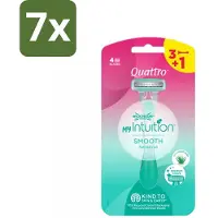 Wilkinson - Wegwerpscheermesjes - Quattro For Woman - Precies - 4 mesjes - Bulkverpakking - 7 stuks