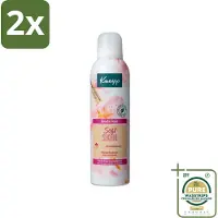 Kneipp - Douche foam - Soft Skin - Voor droge en gevoelige huid - 200 ml - Voordeelverpakking - 2 stuks - Gevoelige huid - Amandelbloesem