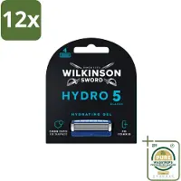 Wilkinson Sword - Navulmesjes - Hydro 5 Skin Protection - Beschermend - 4 mesjes - Voordeelverpakking - 12 stuks - Hydro 5 -