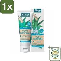 Kneipp 1 x - Voetcrème - Hydro Care - Menthol, Aloe Vera & Watermunt - 75 ml- Voetcrème - Verkoelend - Hydraterend - Menthol - Aloe Vera