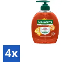 Palmolive 4 x - Hygiëne Plus Family - Handzeep Met Pomp - Voor het Hele Gezin - 300 ml - Handzeep - Vloeibare Zeep - Gezin - Hygiëne - Bacteriën