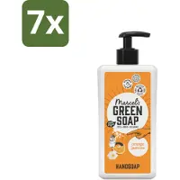 Marcel's Green Soap - Handzeep - Sinaasappel & Jasmijn - Voor dagelijks gebruik - 500 ml - Bulkverpakking - 7 stuks