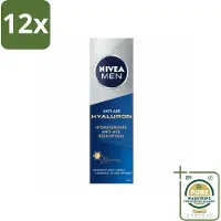Nivea MEN - Anti-Age - Hydraterende Gezichtsgel met Hyaluron - 50 ml - Voordeelverpakking - 12 stuks - Hyaluronzuur - Hydratatie