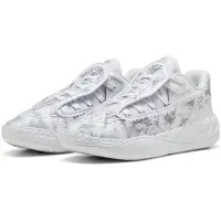 Puma MB.05 Lo Team uniseks basketbalschoenen, Grijs/Wit, Maat 43