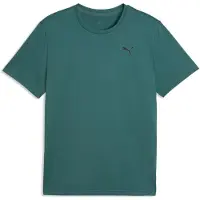 Puma Tad Essentials Solid Cat Logo Small T-shirt Met Korte Mouwen Groen XL Man