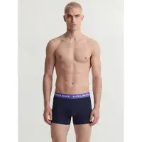 Jack & Jones Boxershorts 'JACKYLE' marine / lila / rood / zwart