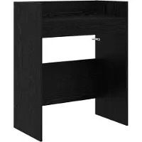 vidaXL DJ-tafel, zwart, eikenlook, 62 x 45 x 102 cm, houtvezel