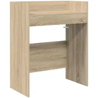 vidaXL DJ-tafel, Sonoma-eikenhout, 102 x 45 x 102 cm, houtvezel