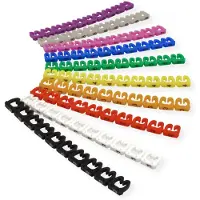 Value kabelmarkeerset voor patchkabels, 10 x 10 stuks, 4 - 5.5mm, veelkleurig