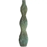 Light & Living Light&living Vaas deco 19,5x19x93,5 cm VANIA keramiek petrol
