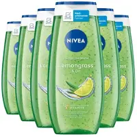 Nivea 6x Douchegel Lemongrass & Oil 250 Ml