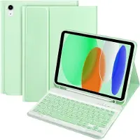 Tyr Ipad Hoes met Toetsenbord - Toetsenbordhoes voor Ipad - Beschermhoes met Toetsenbord - Groen - 26cm x 21cm x 2cm