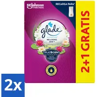 Glade 2 x - Touch & Fresh - Relaxing Zen - 10 ml - Touch & Fresh - Luchtverfrisser - Geur - Relax - Zen