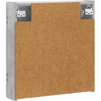 vidaXL Dartbord Kabinet BREDA Betongrijs 52,5 x 10,5 x 53,5 cm