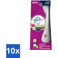 Glade 10 x - Automatische Spray - Relaxing Zen - 269 ml - Automatische Luchtverfrisser - Geurverfrisser - Relax Geur - Frisse Geur - Rustgevende Geur