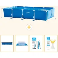 Intex Rechthoekig zwembad - 450x220x84 cm - 5-delig - Model S22359